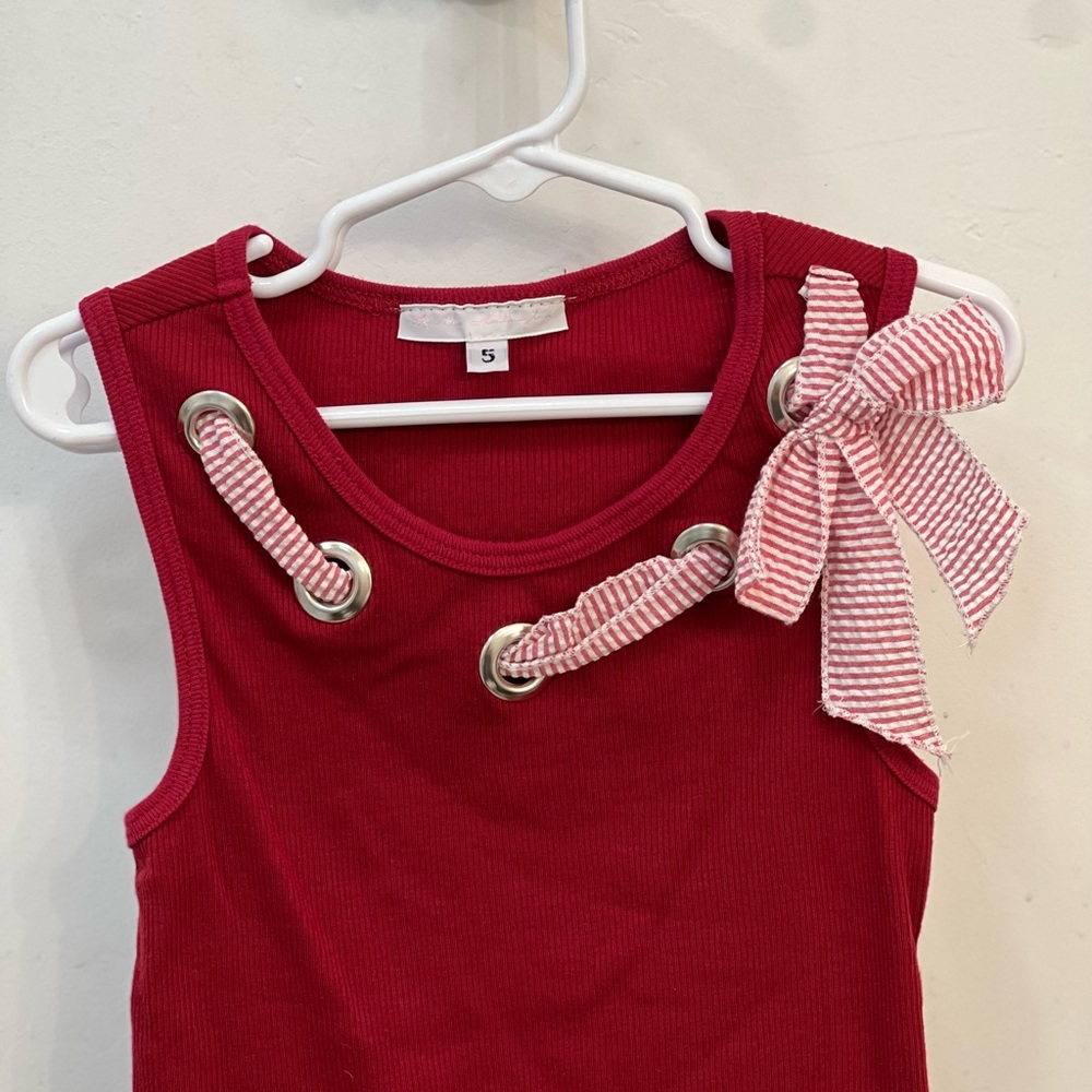 Girls 5 5t pant set by Rosetta Millington boutique patriotic